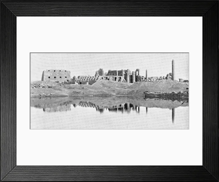 Framed Print : Karnak Temple in Luxor, Egypt - Ottoman Empire Framed Print : Karnak Temple in Luxor, Egypt - Ottoman Empire