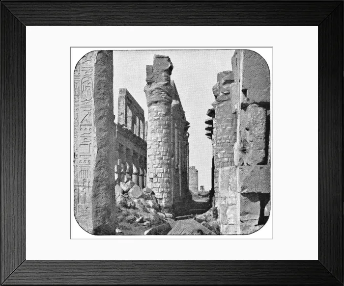 Framed Print : Karnak Temple in Luxor, Egypt - Ottoman Empire Framed Print : Karnak Temple in Luxor, Egypt - Ottoman Empire