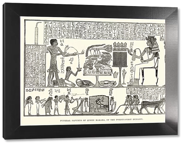Ancient Egyptian Artefacts - Funeral Papyrus of Queen Mutnedjmet