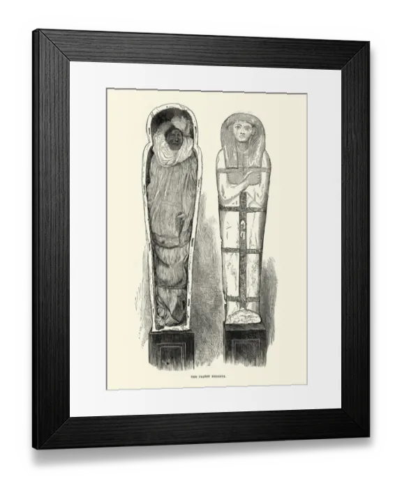 Framed Print : Ancient Egyptian Artefacts - Mummy of the Priest Nebseni Framed Print : Ancient Egyptian Artefacts - Mummy of the Priest Nebseni