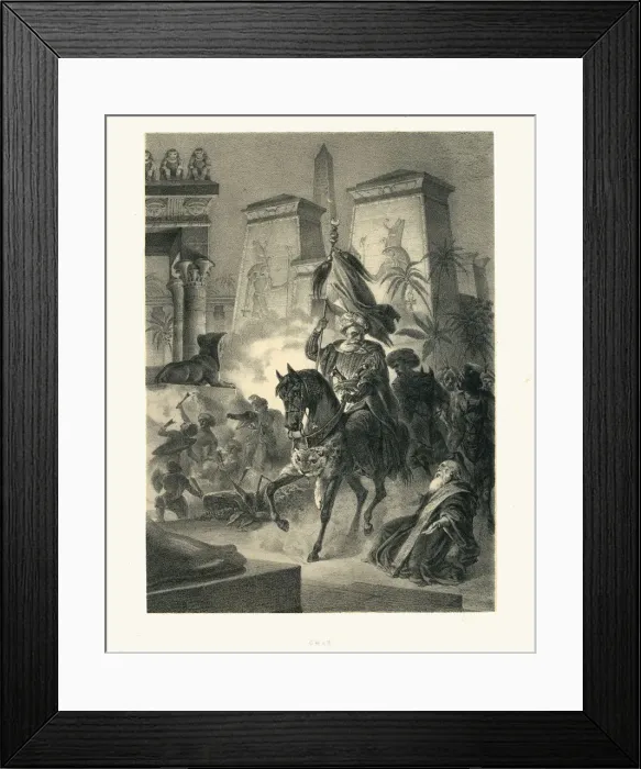 Framed Print : Omar. Vintage engraving of Omar, 1858 Framed Print : Omar. Vintage engraving of Omar, 1858