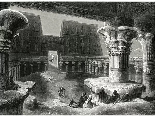Inside The Temple Of Karnak, Egypt