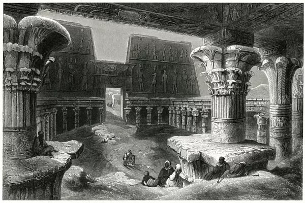 Inside The Temple Of Karnak, Egypt