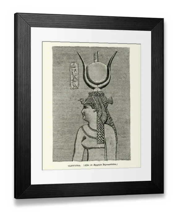 Framed Print : Portrait of Cleopatra Framed Print : Portrait of Cleopatra