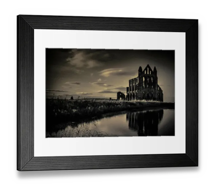Framed Print : Whitby Abbey near sunset Framed Print : Whitby Abbey near sunset