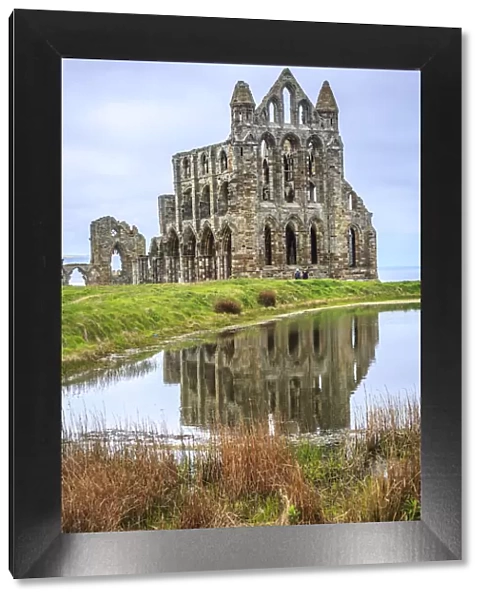 Ruins of Whitby Abbey monastery, Whitby, North Yorkshire, England, UK