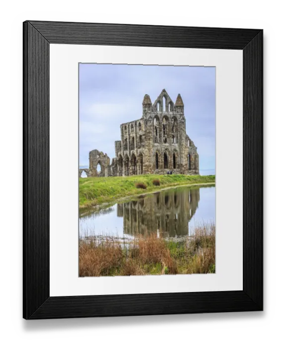Framed Print : Ruins of Whitby Abbey monastery, Whitby, North Yorkshire, England, UK Framed Print : Ruins of Whitby Abbey monastery, Whitby, North Yorkshire, England, UK