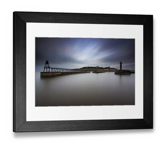 Framed Print : Whitby Harbour Entrance Framed Print : Whitby Harbour Entrance