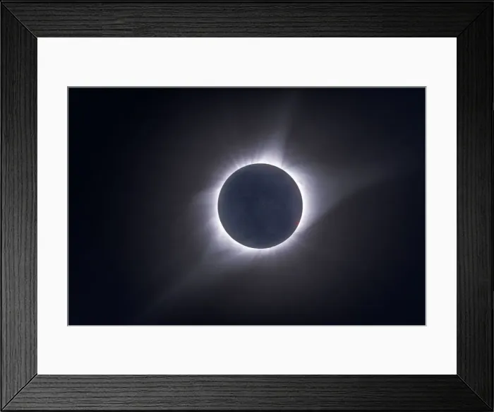 Framed Print : Total eclipse 2017. Totality Framed Print : Total eclipse 2017. Totality