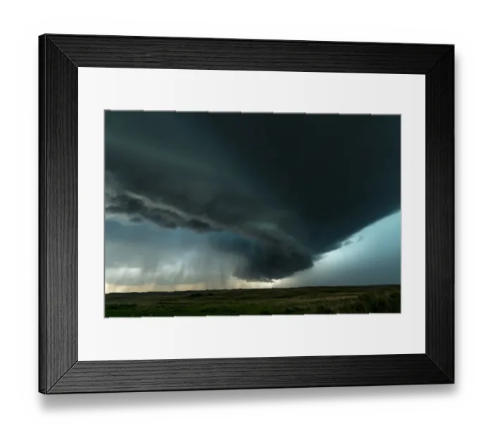 Framed Print : Tornado warned superstorm, Texas, USA Framed Print : Tornado warned superstorm, Texas, USA