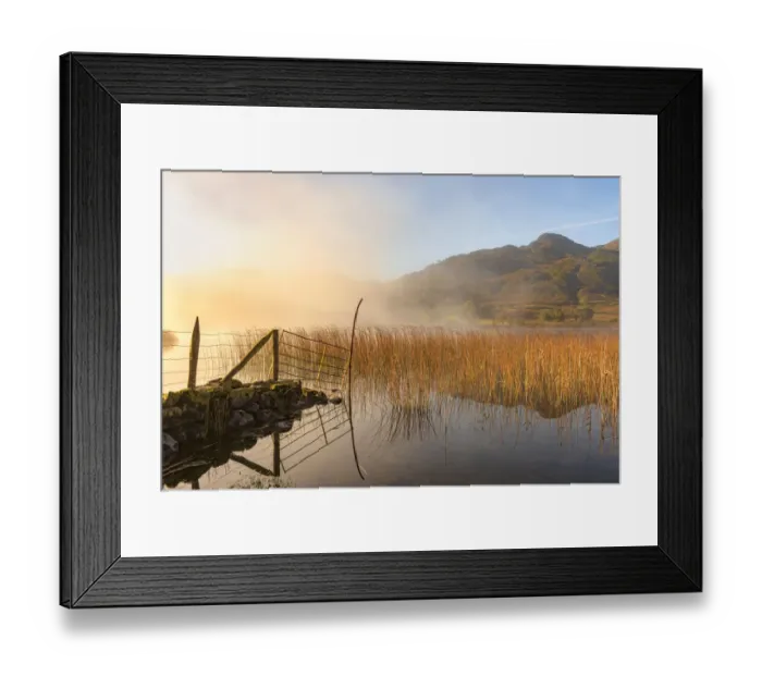 Framed Print : Little Langdale tarn autumn reflections, Lake District, UK Framed Print : Little Langdale tarn autumn reflections, Lake District, UK