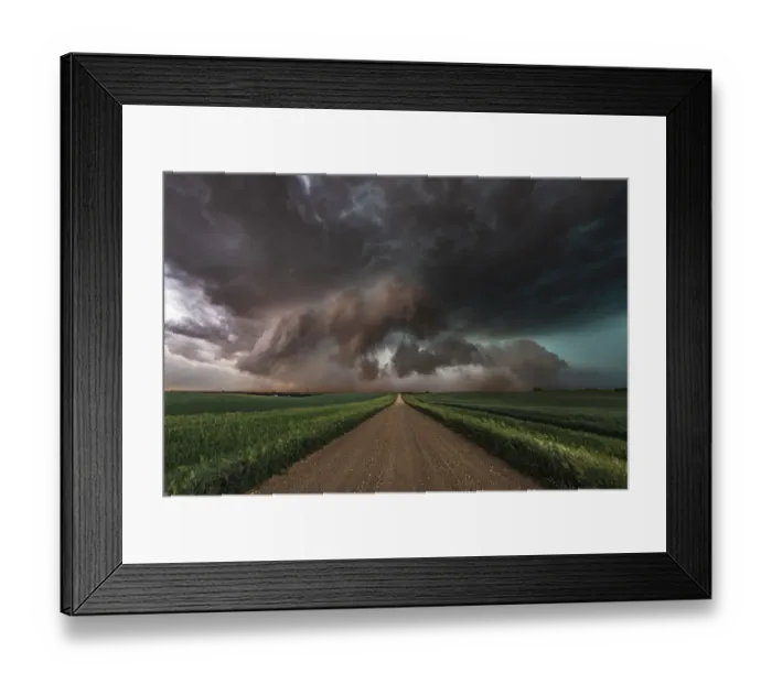 Framed Print : The Bears Cage, Tornado cloud over North Dakota. USA Framed Print : The Bears Cage, Tornado cloud over North Dakota. USA