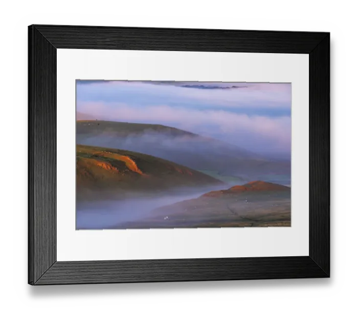 Framed Print : Derbyshire sunrise, English Peak District Framed Print : Derbyshire sunrise, English Peak District