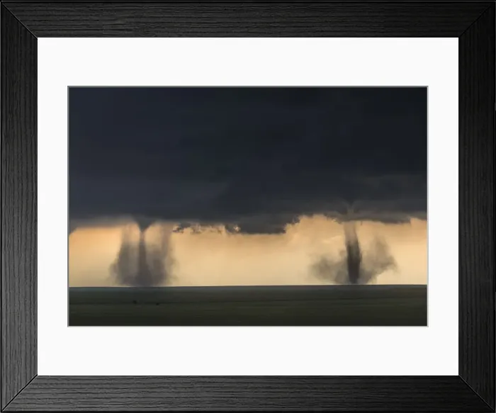 Framed Print : Twin Tornadoes, Colorado USA Framed Print : Twin Tornadoes, Colorado USA