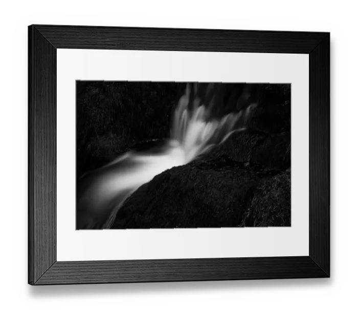 Framed Print : Beautiful Long Exposure Waterfall Photograph from Montenegro Framed Print : Beautiful Long Exposure Waterfall Photograph from Montenegro