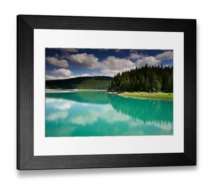 Framed Print : Black Lake Durmitor National Park Montenegro Framed Print : Black Lake Durmitor National Park Montenegro
