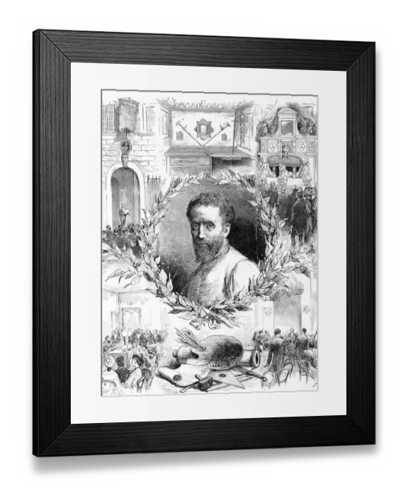 Framed Print : Michelangelo 100 year anniversary celebration Framed Print : Michelangelo 100 year anniversary celebration