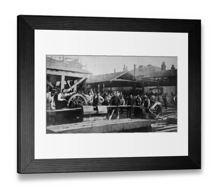 Framed Print : Iron Foundry Framed Print : Iron Foundry