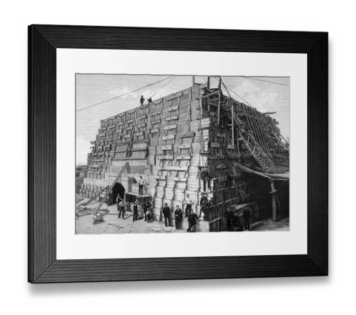 Framed Print : Statue Base