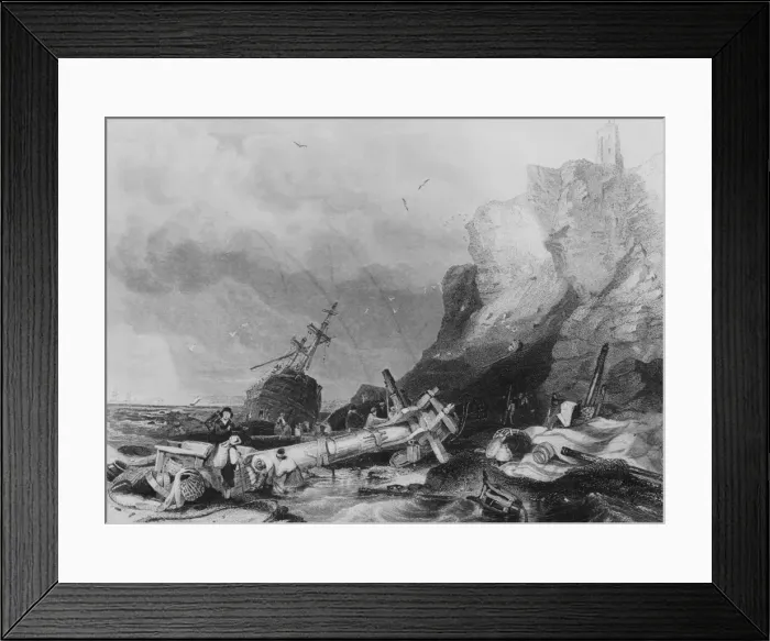 Framed Print : Tynemouth Shipwreck Framed Print : Tynemouth Shipwreck