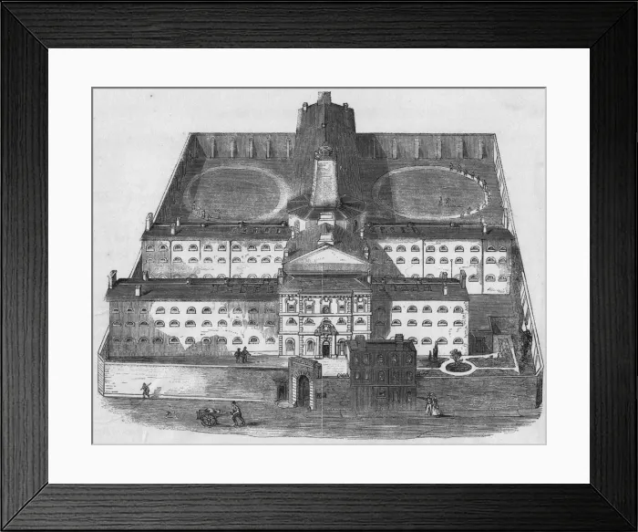 Framed Print : Coldbath Fields Prison Framed Print : Coldbath Fields Prison