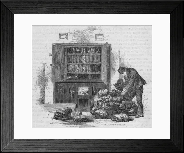 Framed Print : Fumigating Clothes Framed Print : Fumigating Clothes