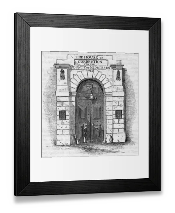 Framed Print : Coldbath Fields Prison Framed Print : Coldbath Fields Prison