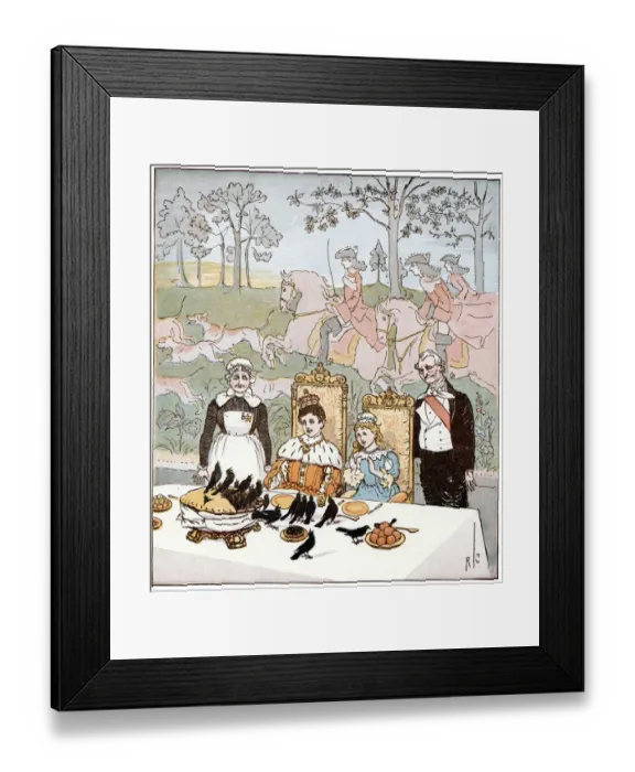 Framed Print : Sing a Song of Sixpence - Was not that a dainty Dish Framed Print : Sing a Song of Sixpence - Was not that a dainty Dish