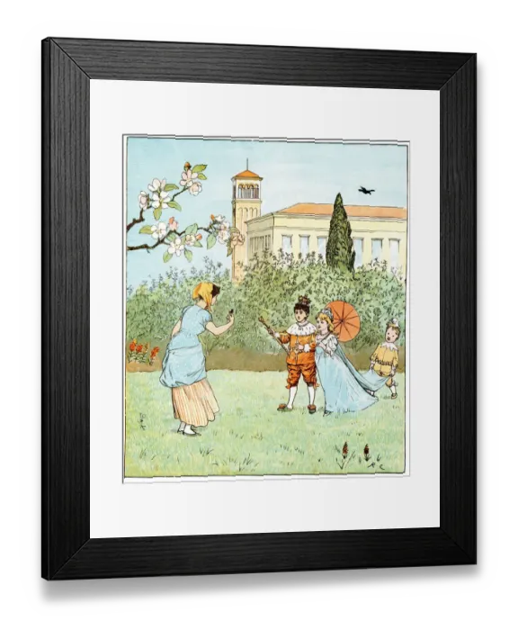 Framed Print : Sing a Song of Sixpence - Jenny Wren