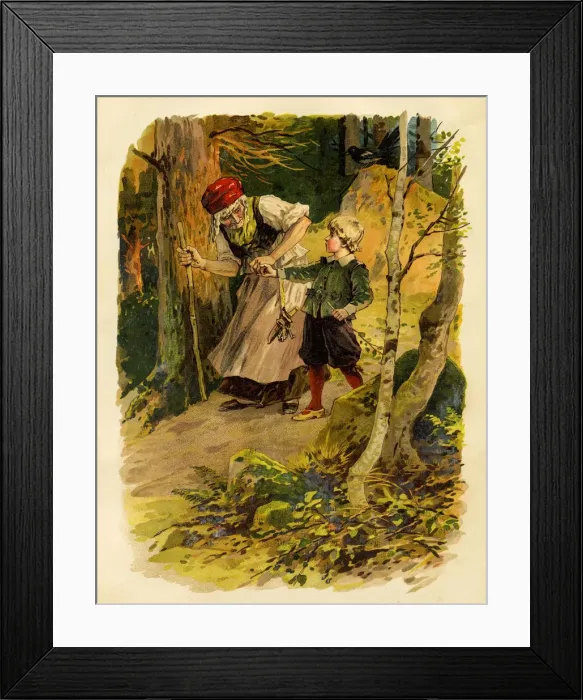 Framed Print : Brothers Grimm Fairy Tales 1863 Framed Print : Brothers Grimm Fairy Tales 1863
