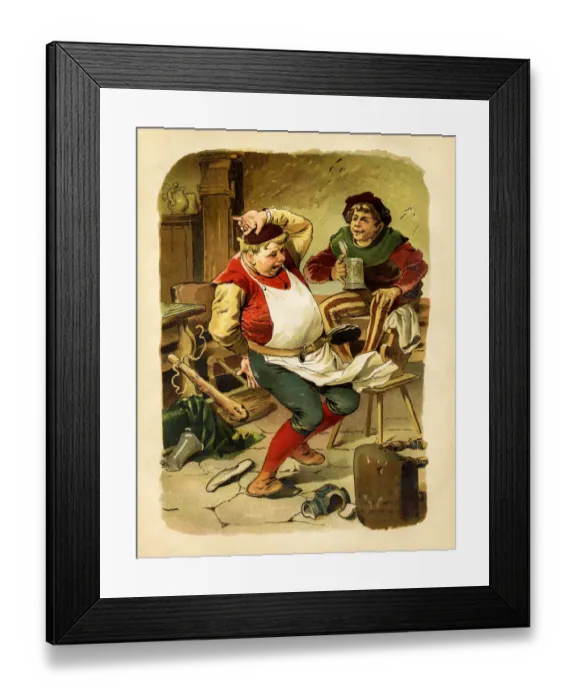 Framed Print : Wishing Table Brothers Grimm Fairy Tales 1863 Framed Print : Wishing Table Brothers Grimm Fairy Tales 1863