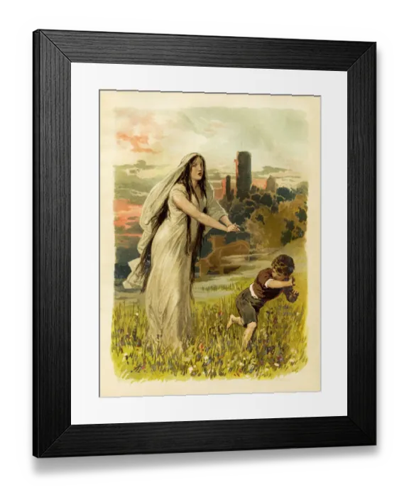 Framed Print : Brothers Grimm Fairy Tales 1863 Framed Print : Brothers Grimm Fairy Tales 1863