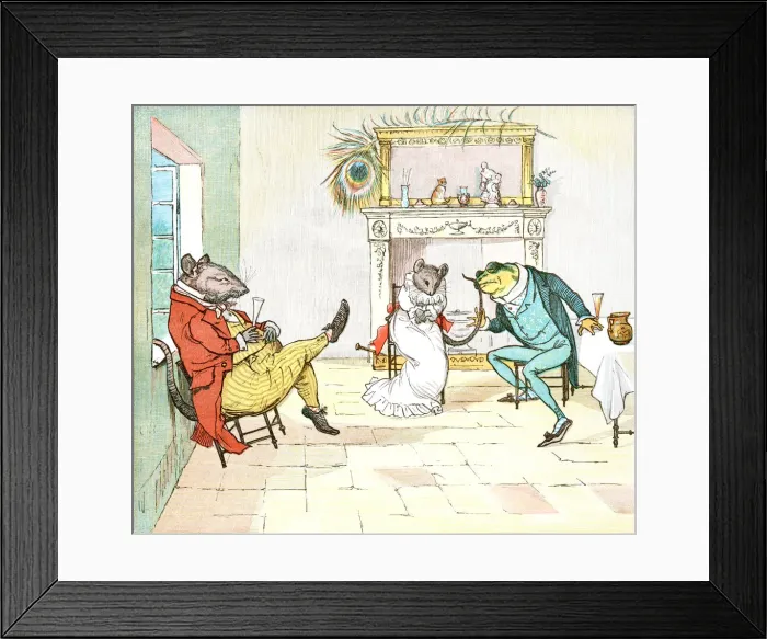 Framed Print : Wine with Miss Mouse Framed Print : Wine with Miss Mouse