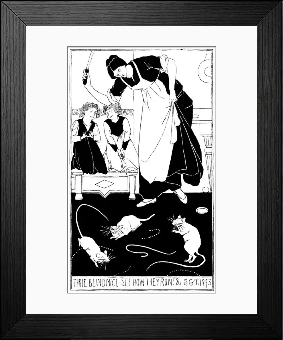 Framed Print : Three Blind Mice - E. G. Treglown Framed Print : Three Blind Mice - E. G. Treglown