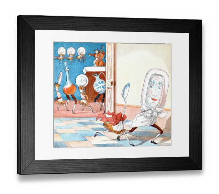 Framed Print : And the dish ran away with the spoon Framed Print : And the dish ran away with the spoon