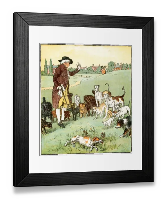 Framed Print : The dog it was that died Framed Print : The dog it was that died