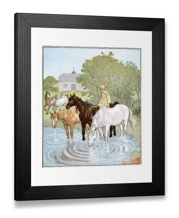 Framed Print : The Farmers Boy - I used to keep my masters horses Framed Print : The Farmers Boy - I used to keep my masters horses