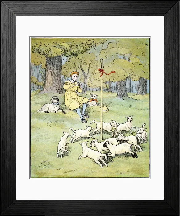 Framed Print : The Farmers Boy - I used to keep my masters lambs Framed Print : The Farmers Boy - I used to keep my masters lambs