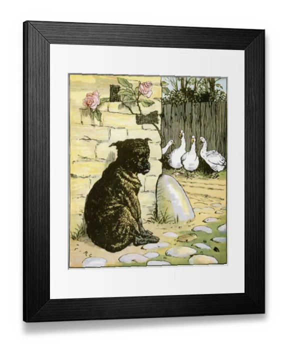 Framed Print : Dog that worried the Cat Framed Print : Dog that worried the Cat