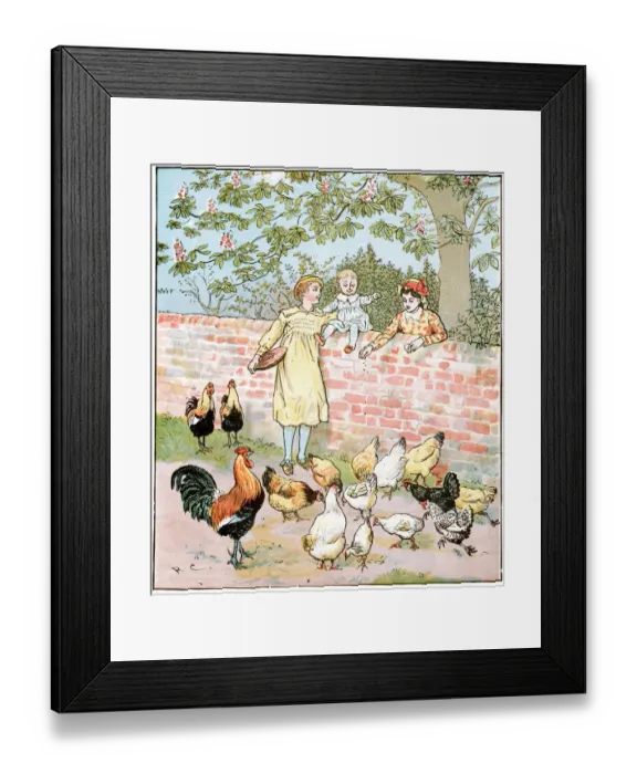 Framed Print : The Farmers Boy - I used to keep my masters hens