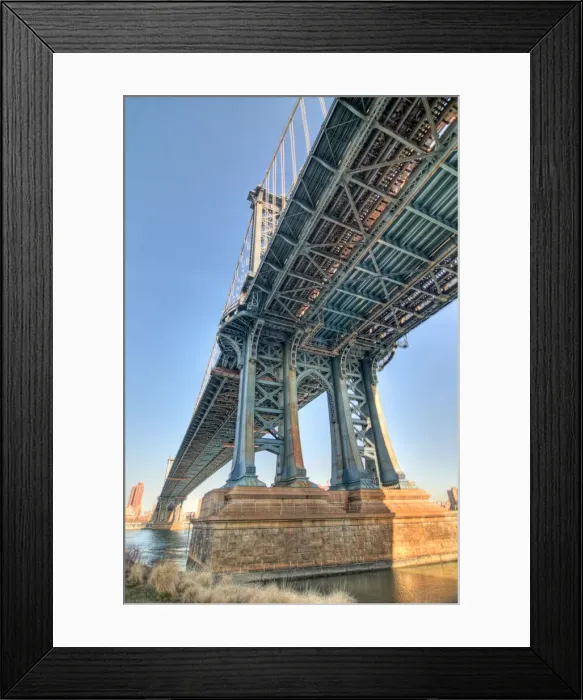 Framed Print : Williamsburg Bridge Framed Print : Williamsburg Bridge