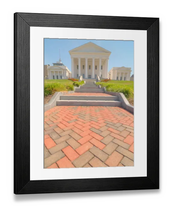 Framed Print : Virginia State Capitol