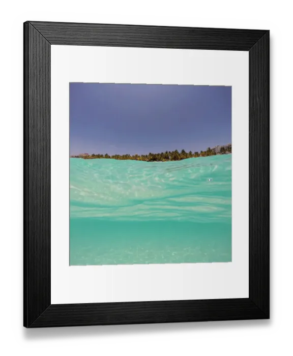 Framed Print : Ocean. Isla Mujeres, Mexico Framed Print : Ocean. Isla Mujeres, Mexico