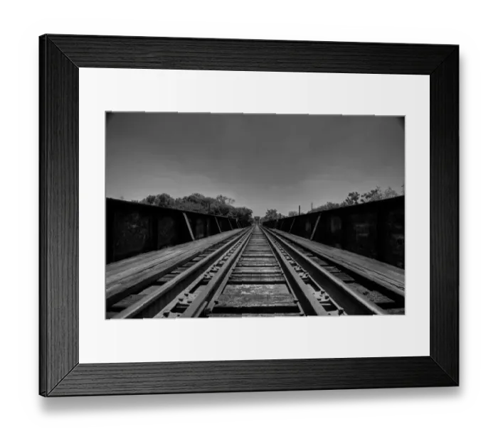 Framed Print : Railroad Bridge Framed Print : Railroad Bridge