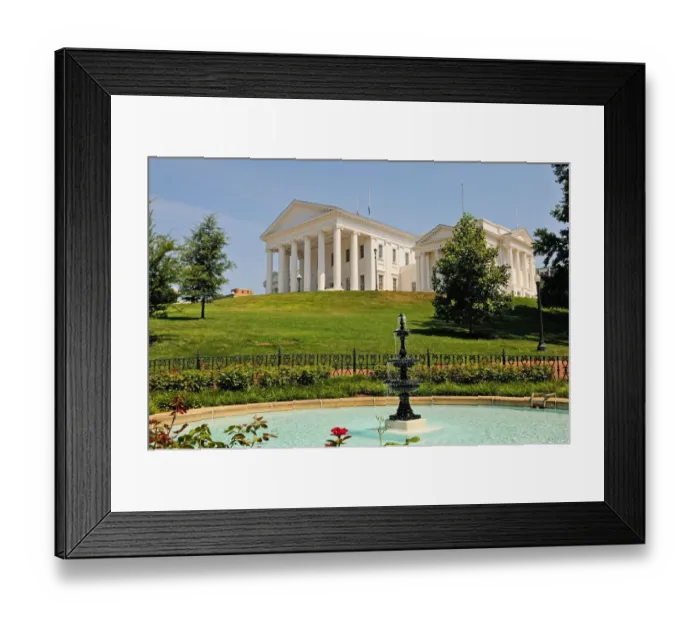 Framed Print : Virginia State Capitol Framed Print : Virginia State Capitol