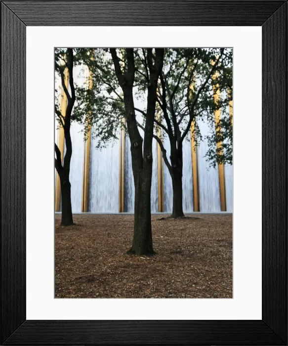 Framed Print : Gerald D. Hines Waterwall Park Framed Print : Gerald D. Hines Waterwall Park