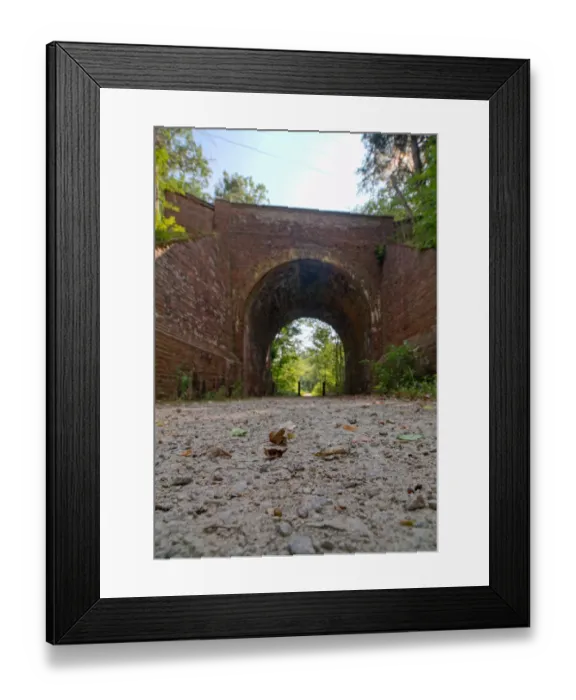 Framed Print : Tunnel. Urban exploring an abandoned tunnel Framed Print : Tunnel. Urban exploring an abandoned tunnel