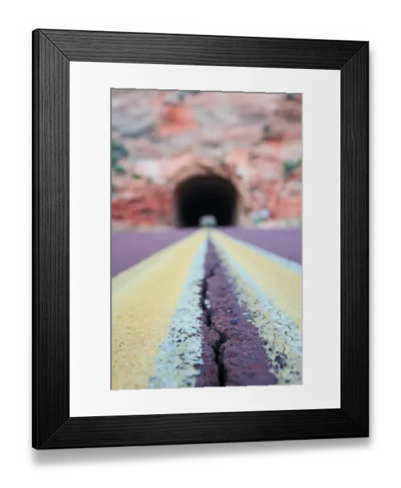 Framed Print : Cracking up road Framed Print : Cracking up road