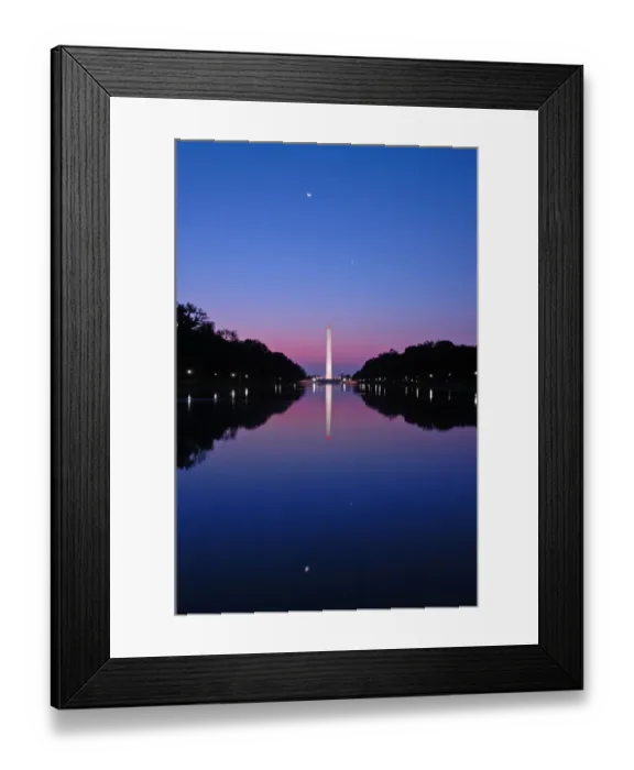 Framed Print : Washington Monument at Dawn Framed Print : Washington Monument at Dawn