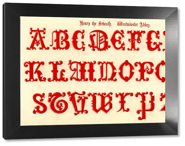 15th Century Style Alphabet